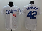Los Angeles Dodgers #42 Jackie Robinson White 2016 Flexbase Authentic Collection Stitched Jersey,baseball caps,new era cap wholesale,wholesale hats